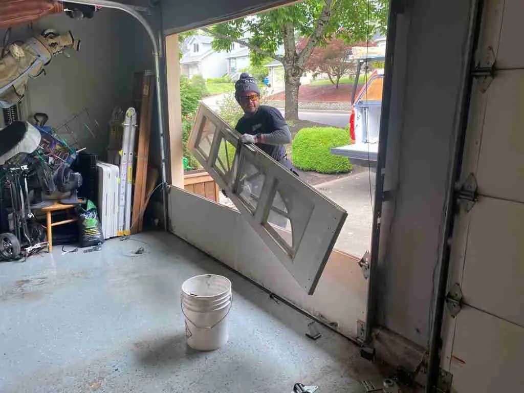 Garage door installation service